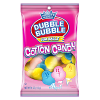 Жвачки Dubble Bubble Cotton Candy Gumballs 113g
