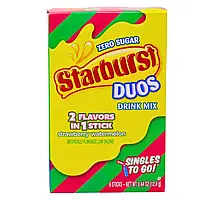 Порошковый напиток Starburst Drink Mix Duos Strawberry Watermelon 74g