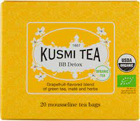 Kusmi Tea BB Detox grapefruit Blend Green tea Mate Herbs 20s 40g