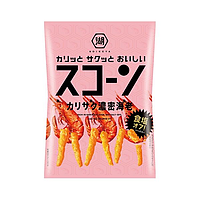 Снеки Снеки Koikeya Corn Snack Rich in Shrimp 34% Less Salt 75g