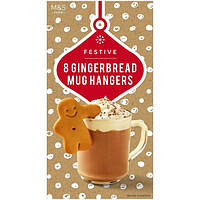 Пряники M&S Festive 8 Gingerbread Mug Hangers 104g