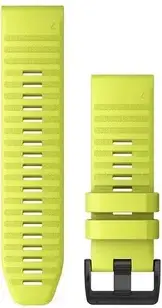 Ремінець для розумного годинника Garmin Pasek silikonowy na nadgarstek QuickFit 26 Żółty (0101286404)