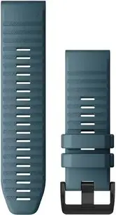 Ремінець для розумного годинника Garmin Pasek silikonowy na nadgarstek QuickFit 26 Stalowoniebieski (0101286403)