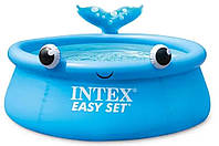 Intex 26102, надувний басейн 183х51 см. Веселий Кит. Від 3 років