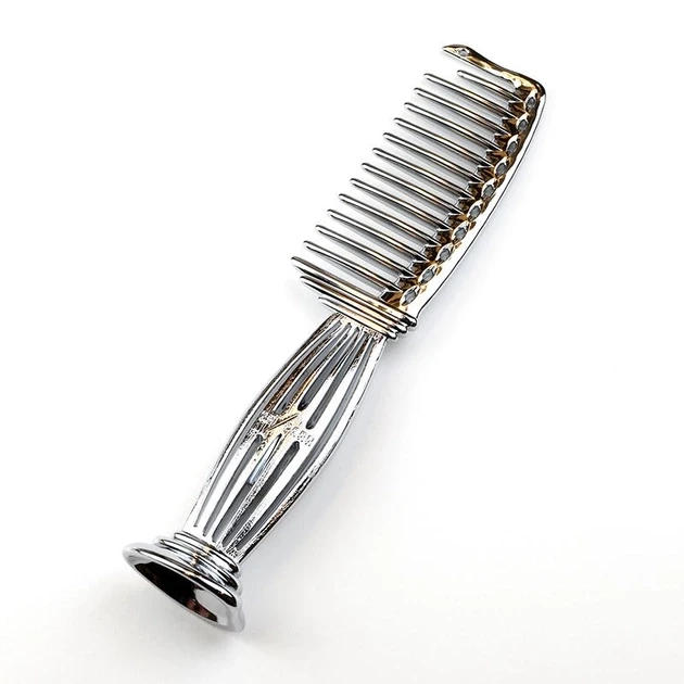 Металевий гребінець Y.S. Park (YS-628/MS Silver ), фото 1