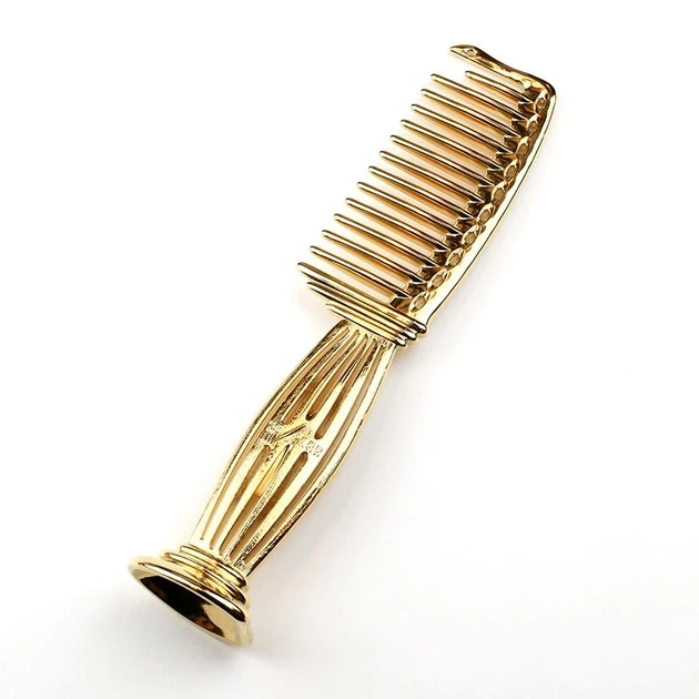 Металевий гребінець Y.S. Park (YS-628/MG Gold ), фото 1