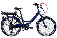 Велосипед з електроприводом 24" сталь Formula eSMART FRW AM Vbr рама-15" 36B 12.5А*г з кріпл. до багажн. 500Вт