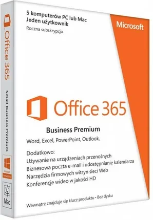 ПО Microsoft Office 365 Business Standard 5PC na 12 miesięcy (ID ...