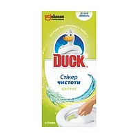 Стикер для очистки туалета Duck Цитрус, 3 шт