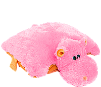 Подушка Алина Бегемот 55 см розовый js