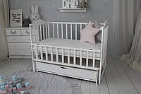 Кровать детская Baby Comfort ЛД3 с ящиком белая js