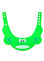 Козырек для купания малыша Лягушка зеленый js