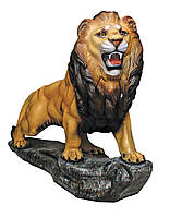 Велика садова фігура Лев 184 см, скульптура лева з полістоуну