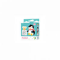 Детский пазл-раскраска Пингвин DoDo 300122, 2в1 js