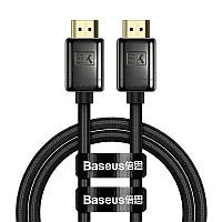 Дата кабель Baseus HDMI High Definition Series 8KHDMI To 8KHDMI (Zinc alloy) (1m) (WKGQ000001)) tal