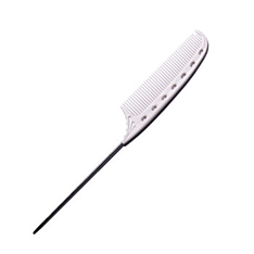 Гребінець з хвостиком Y.S.Park White 180 мм (YS-103 White)