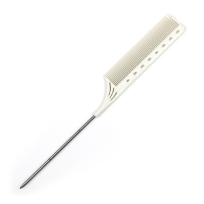 Гребінець з хвостиком Y.S.Park White 100 мм (YS-182-100)