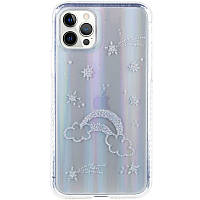 TPU+Glass чехол Aurora Space для Apple iPhone 12 Pro / 12 (6.1") SND