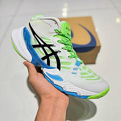 Eur36-47 волейбольні кросівки зелені Асикс Asics Metarise Tokyo AW22 1051A058.101