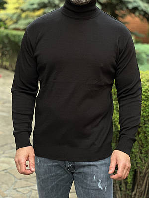 Гольф чоловічий Lonn M-XXL, M, Чорний