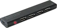 USB хаб Defender Quadro Promt Hub USB 2.0 4 порта Black
