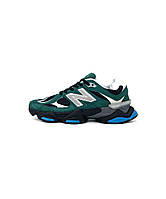Мужские кроссовки New Balance 9060 Green (зеленые) демисезонные спортивные стильные кроссы D535 Нью Беленс