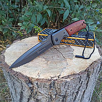 Мультитул нож складной большой Browning DA-52 ручка дерево, качественный нож подарок vh997