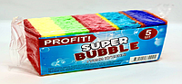 Губка кухонна пориста 100x70x35 ТМ "Profit" 5шт. Super Bubble (50уп/ящ)