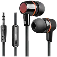 Проводные наушники с микрофоном Defender Pulse 428 jack 3,5 Black