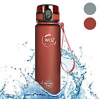 Бутылка спортивная WCG 1 л для воды B_03260 Красный