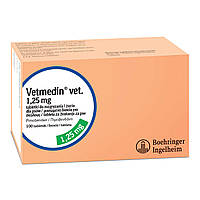 Ветмедин®Чу 1,25 мг упаковка 100 таб для лечения сердечной недостаточности у собак