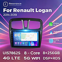 Штатная магнитола Renault Logan (L52/K52) (2012-2019) M100 (1/32 Гб), HD (1280x720) QLED, GPS