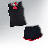 Комплект дитячий спортивний майка та шорти червоний