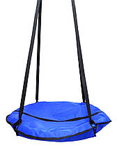 Гойдалка підвісна для дітей та дорослих, гніздо лелека Blue (синій) KK-01BL топ