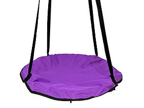 Гойдалки підвісні для дітей та дорослих, гніздо лелеки PURPLE (фіолетовий) KK-01PUR топ