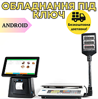 Сенсорный Android POS терминал 11,6" Selena со встроенным принтером и чувствительный touch screen для ресторан