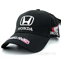Кепка с логотипом Honda, брендовая автомобильная кепка, бейсболка черная Хонда