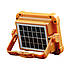 Прожектор акумуляторний для дому, роботи, кемпінгу, природи (8000 mAh, 2391 lm, сонячна панель, IP44) TURBO, фото 2