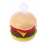 Дитяча іграшка "Гамбургер-пірамідка" ТехноК 8690TXK, 7 деталей js