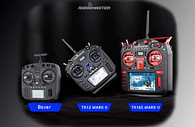 Порівняння апаратуру керування: Radiomaster TX12, TX16 і Boxer