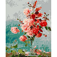 Картина за номерами "Рожеві троянди" Art Craft 13135-AC 40х50 см js