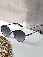 Очки солнцезащитные стильные брэндовые женские мужские Гуччи очки унисекс Гуччи очки мужские женские Gucci Светло-черный