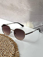 Очки солнцезащитные стильные брэндовые женские мужские Гуччи очки унисекс Гуччи очки мужские женские Gucci Светло-коричневый