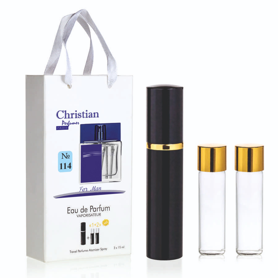 Набір парфумерії для чоловіків 3x12 ml Christian K-155m № 114