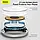 Бездротовий зарядний пристрій Baseus Simple Mini Magnetic Wireless Charger с технологією Qi 15W (WXJK-F02) White, фото 7