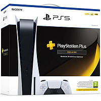 Ігрова приставка Sony PlayStation 5 825GB PS Plus Deluxe Bundle консоль плейстейшен 5 пс5 Б5020