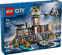 Конструктор LEGO City Полицейский остров-тюрьма 60419 ЛЕГО Сити Б5686-19