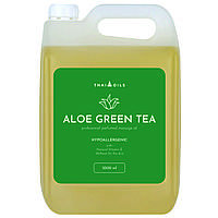 Профессиональное массажное масло «Aloe green tea» 5000 ml для массажа А8850-19