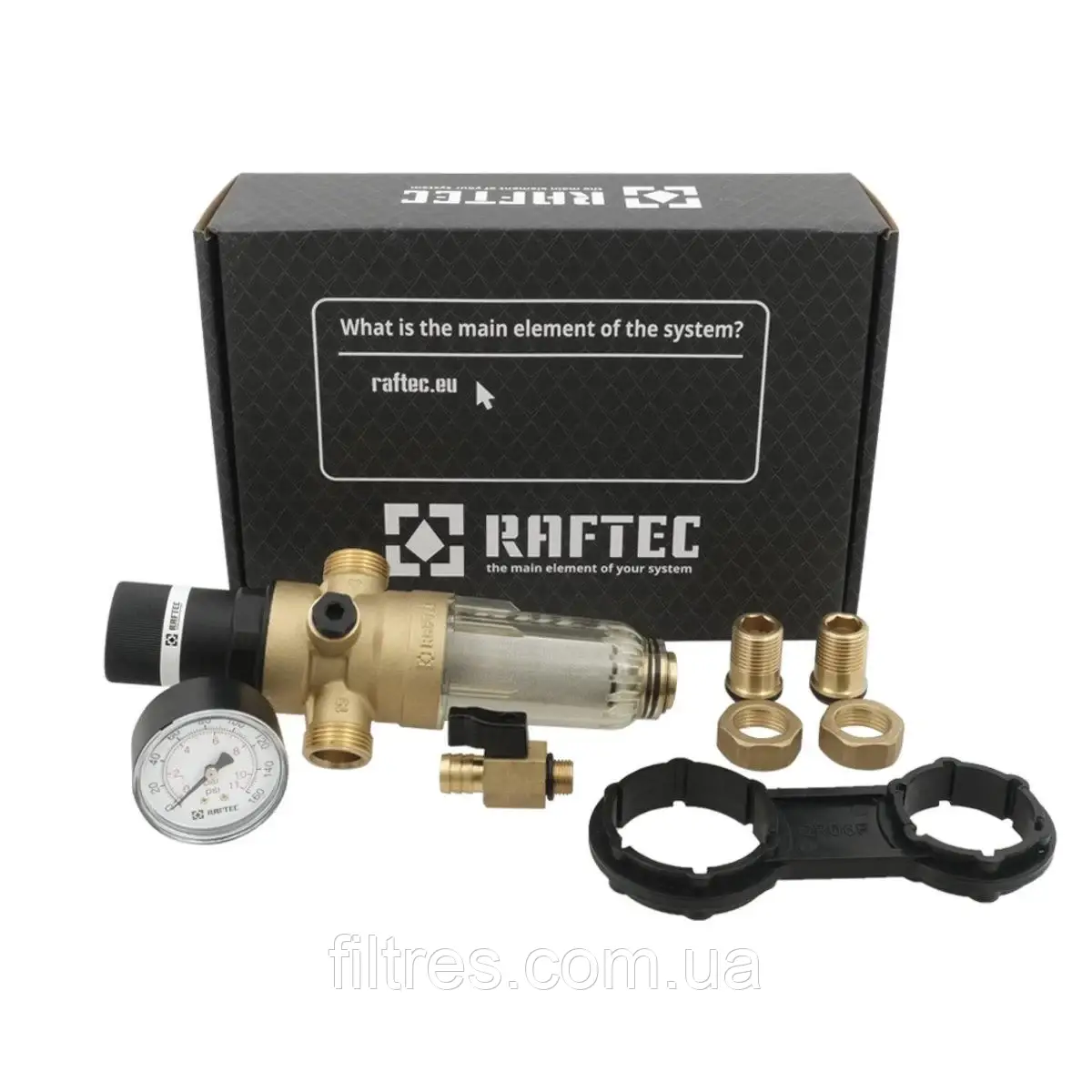 Фільтр самопромивний Raftec RCFR01-C з редуктором 1/2