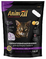 AnimAll Премиум 7,6 литра. Силикагелевий наполнитель для кошачего туалета.